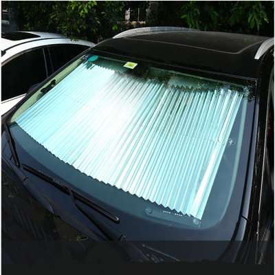 Front Window Car Sunshade Foldable Car Sun Shade Sunshade Retractable Front Car Sunshade