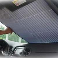 Summer Magnetic Car Shade Sunshade Roller Up Foldable Car Sunshade Foldable Car Sunshade