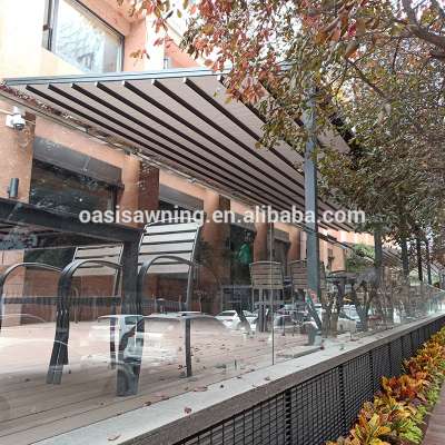 Customize Modern Design Waterproof Windproof Aluminum Awning Outdoor Retractable Awning Awnings